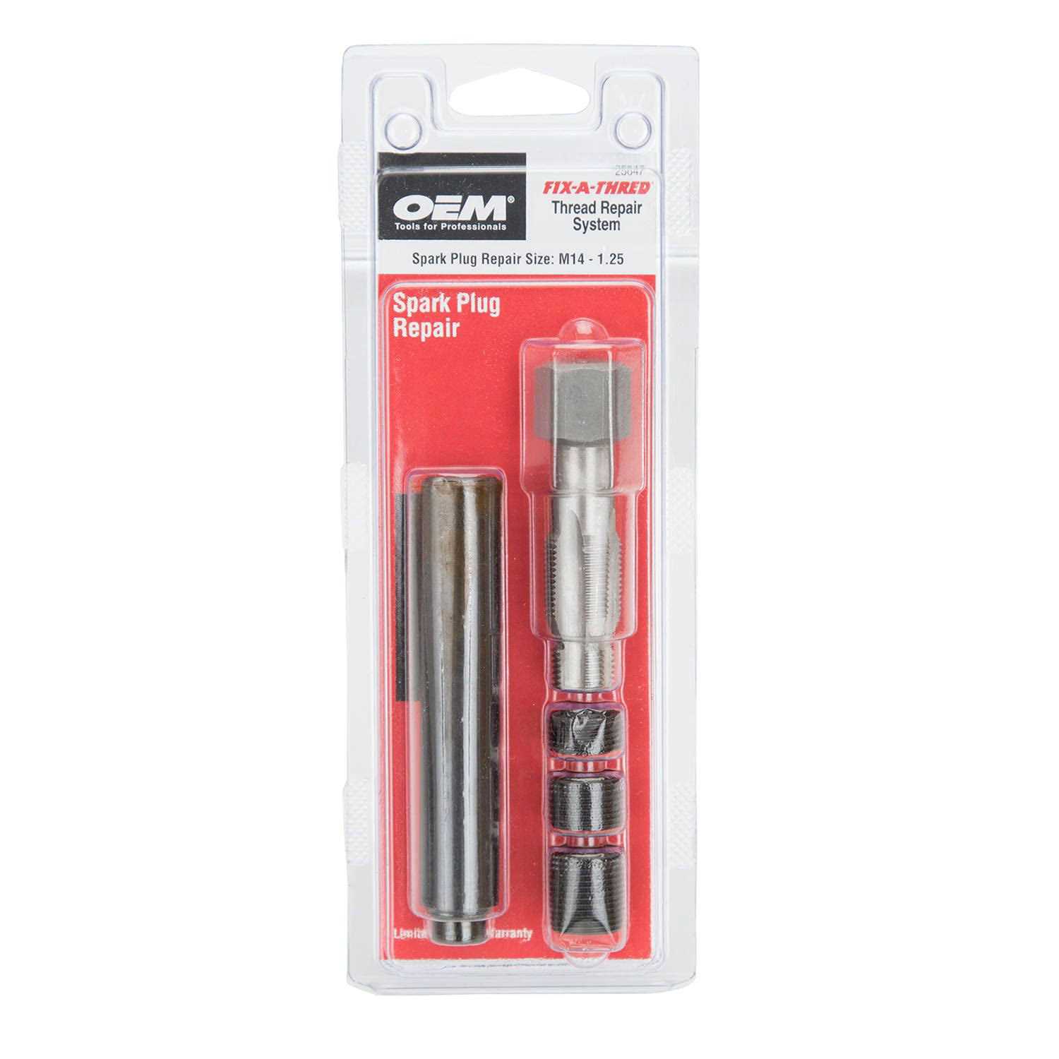 OEMTOOLS Spark Plug Thread Repair Kit 25647 Tools Hardwares Online Sale