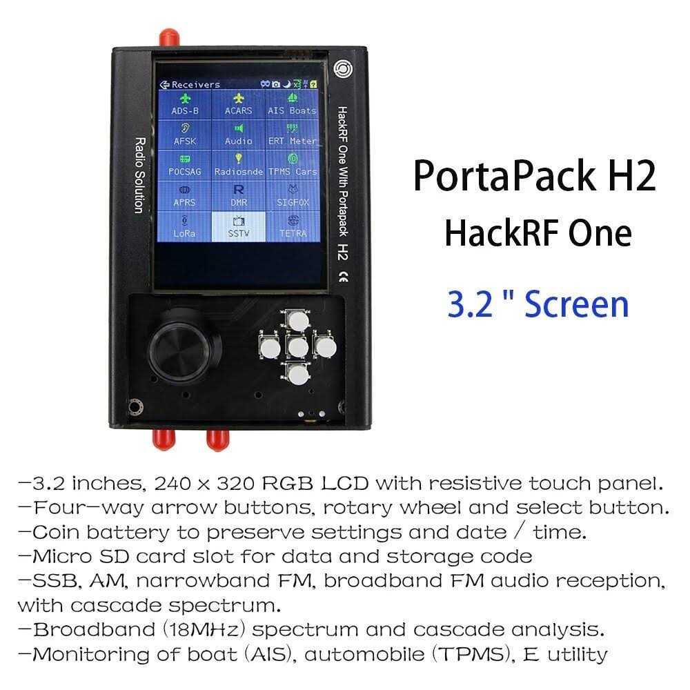 New Portapack H And Hackrf One Sdr Software Defined Radio Mhz Ghz