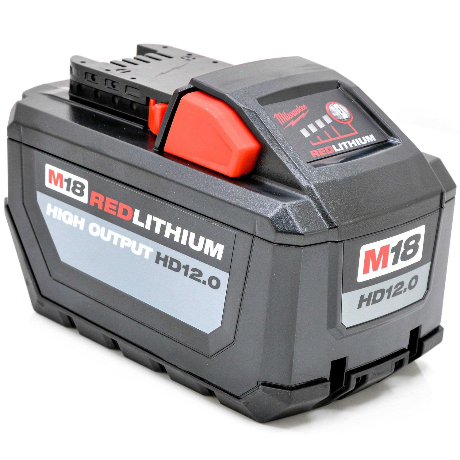 Milwaukee 48-11-1812 M18 REDLITHIUM High Output HD12.0 Battery Pack ...