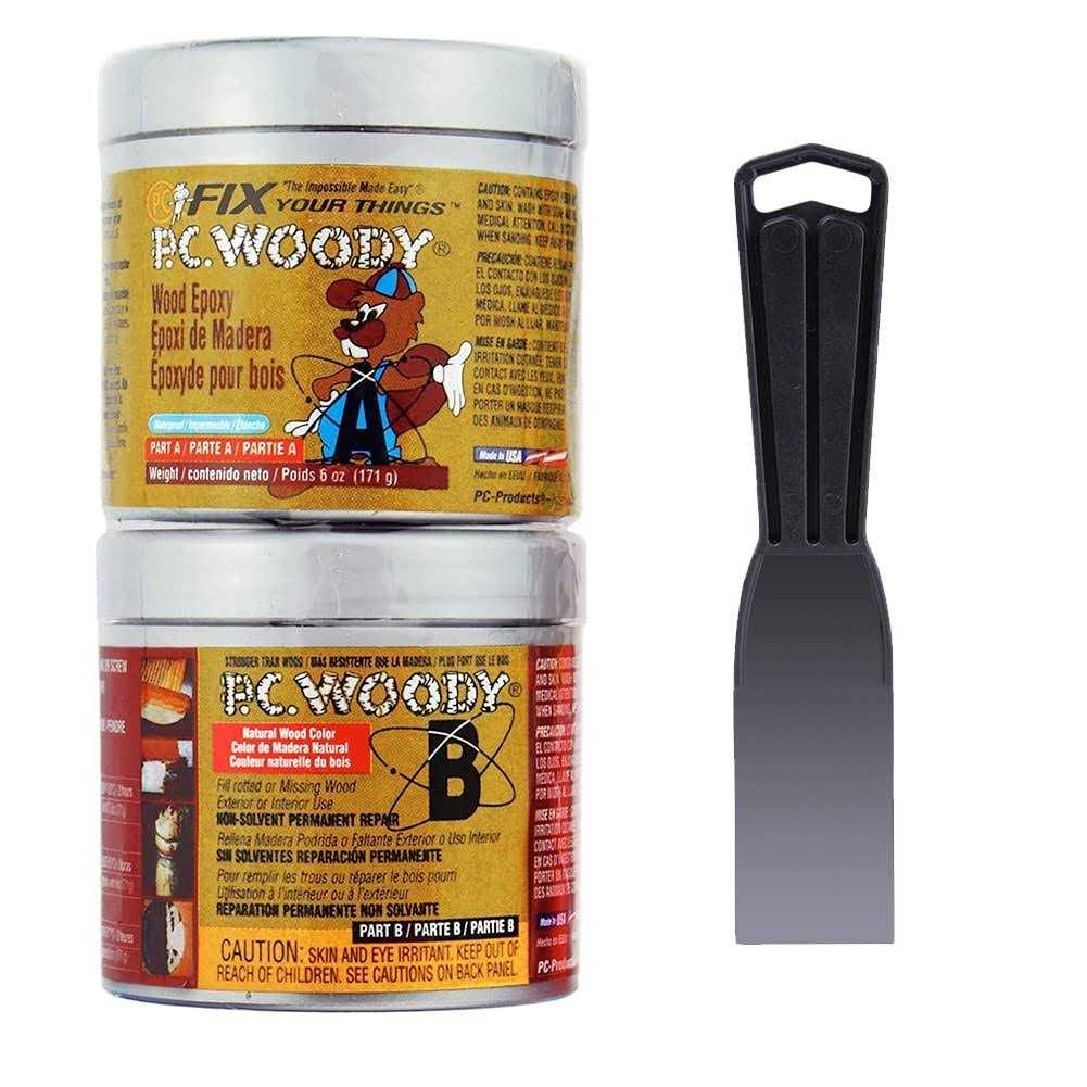 PC Products PC-Woody Wood Repair Epoxy Paste Kit With Mixing Tool ...