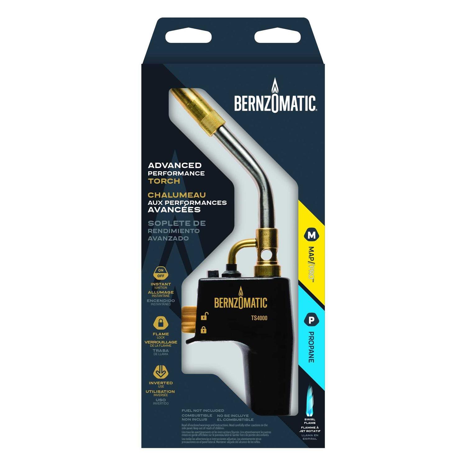 Bernzomatic Map Pro Gas Cylinder 3-Pack With Advanced Performance Torch ...